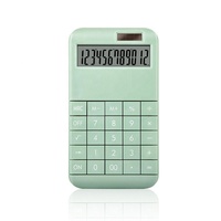 Calculatrice de bureau écologique à énergie solaire avec logo personnalisé pour étudiants et bureaux