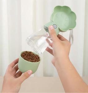 Botellas de Agua Portátiles de Plástico 2 en 1, Impermeables y a Prueba de Fugas, para Perros/Gatos, Uso en Exteriores - Product Image 6