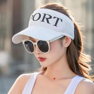 Chapeau de soleil pour femme, style été 2022, visière tendance, protection solaire, loisirs - Product Image 2