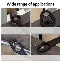 Clé à molette adaptative en acier inoxydable à double extrémité 8-14 mm 14-22 mm, clé multifonction pour la réparation de vélos et d'automobiles