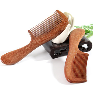 Peine de sándalo de gran tamaño, peine para masaje, agradable para la piel, uso doméstico para adultos, niños, mujeres embarazadas - Product Image 4
