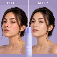 Brume Fixatrice Hydratante Éclatante SPF50 à l'Acide Hyaluronique et à l'Extrait de Pastèque, Végétalienne et Minérale, Sous Marque Blanche