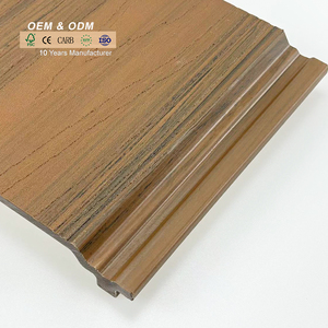 Cao cấp chống nứt WPC Panel Tường Gỗ Kết cấu hạt Interlock hệ thống không thấm nước Ốp cho công viên băng ghế dự bị - Product Image 4