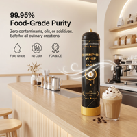 Champion Whip USA Stock 640g cartouches de crème fouettée, gaz pour desserts, outils de cuisine, bonbonne de gaz CO2 N2, cylindre, réservoir