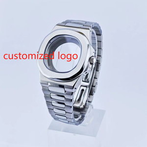 Reloj Unisex 2025 con Logotipo Personalizado, Caja de Acero Inoxidable con Cristal de Zafiro, Cierre de Mariposa, Resistencia al Agua de 100 Bares, Correa de Acero Inoxidable de 20 cm - Product Image 1