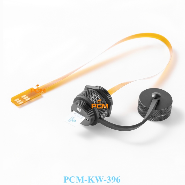 Micro SIM Card Holder Extension Cable IP67 Waterproof Self Eject Slot Extender with FPC Wire for GPS Tracker OBD IoT Device