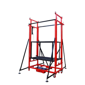 Piezas para escaleras y andamios, Plataforma de aluminio para andamios, Motor eléctrico pequeño en venta, Cabrestante de 500 kg con plataformas, Elevador telescópico - Product Image 1