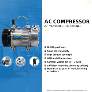 Compresor de Aire Acondicionado para Auto de 12V, Piezas de Repuesto para Compresor de Aire Acondicionado 4PK para Suzuki Hustler - Product Image 5