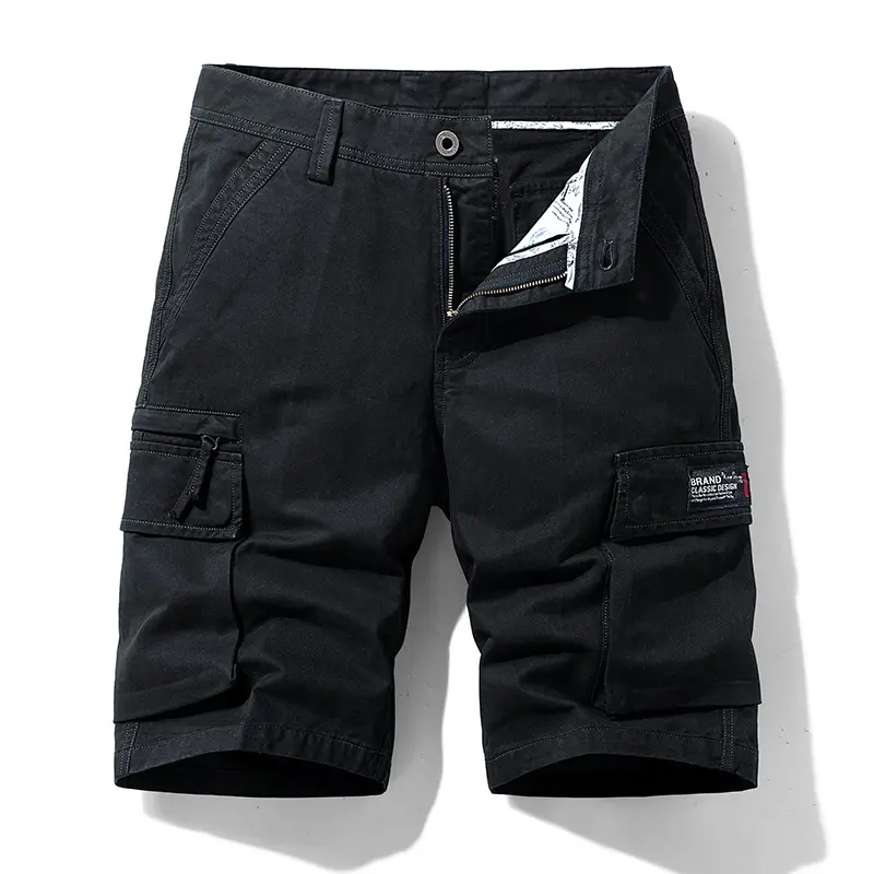 Professional supplier fashion leisure sports 6 pocket cargo shorts classic jogging short minimalism cargo pants for men