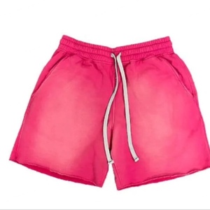 Pantalones Cortos Bermuda de Algodón Vintage Personalizados de Alta Calidad para Hombre, Casuales, Transpirables, 100% Algodón, Cintura Media, Color Sólido, Servicio OEM Disponible - Product Image 3