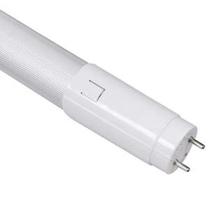 Tubo LED T8 0,9m 15W, metà in alluminio, metà in plastica, ideale per l'illuminazione efficiente in uffici e spazi commerciali. - Product Image 1