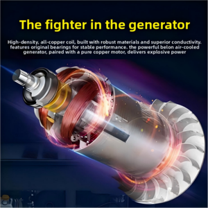 Generador de Gasolina <span class=keywords><strong>HKN</strong></span> de 10kW Directo de Fábrica, Tanque de 30L de Alta Eficiencia, Motor V-Twin Monofásico/Trifásico de 11kW, Generador de Gasolina GG13000LDE - Product Image 6