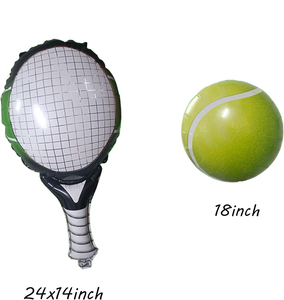 CYmylar - Balões verdes para decoração de festas, bolas de tênis, balões Mylar para homens, mulheres e crianças, esportes e festas temáticas, decoração verde para festas - Product Image 5