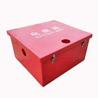 Boîtiers de stockage de batteries XCH FRP Modèle 3L-Rouge Durables et faciles à installer pour la vente