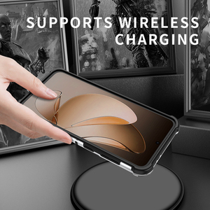 Funda Protectora Transparente de Lujo para Teléfono, Anti-Caídas, TPU+PC, Protección Resistente, con Función de Carga Inalámbrica Magnética para <span class=keywords><strong>Samsung</strong></span> A46 - Product Image 5