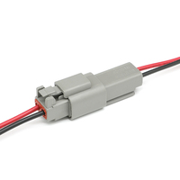 Adaptateur de faisceau de câbles étanche pour automobile 2 broches mâle DT04-2P de marque LIZONE -40~105°C Vente directe d'usine Fabriqué en Chine
