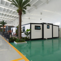 Usine chinoise en gros, maison modulaire préfabriquée de 3, 4 ou 5 chambres, maison conteneur extensible de 20 pieds ou 40 pieds avec cuisine et salle de bain