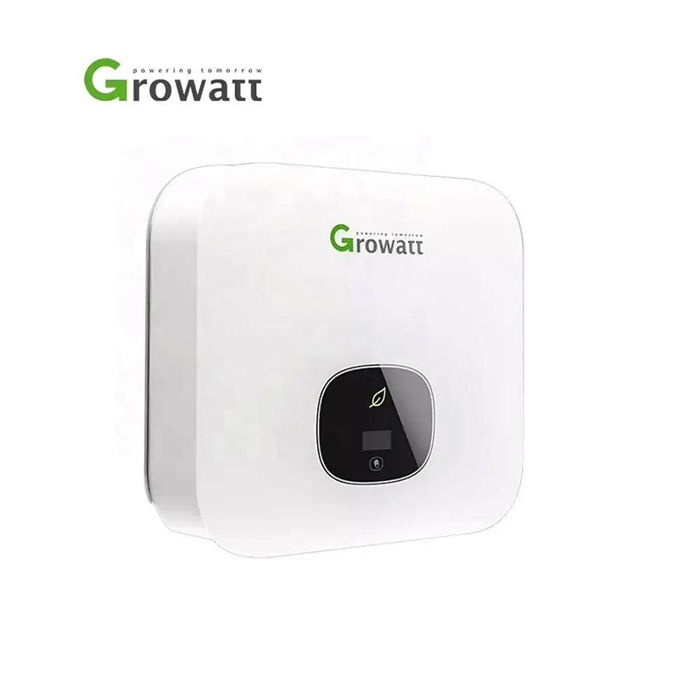 Venta caliente Stock Growatt On Grid Inverter Precio Monofásico 5kw 10kw Inversor de energía solar atado a la red solar con Wifi