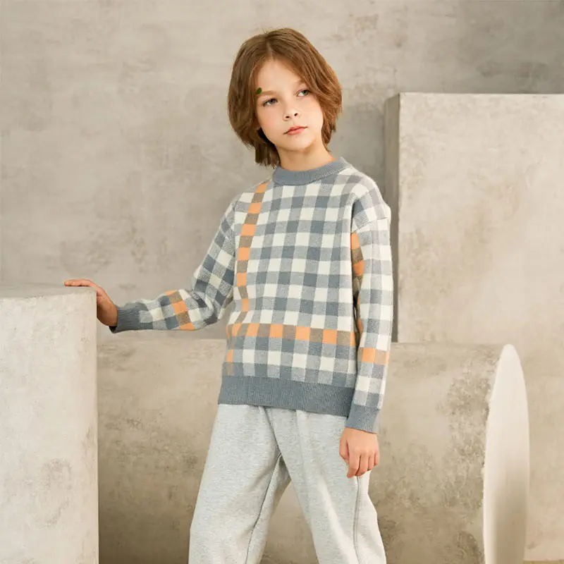 Sweater Rajut Anak-anak, Sweater Gram Anak Laki-laki, Generasi Pengolahan