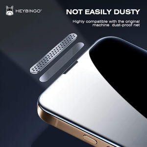 กระจกกันรอยแบบเต็มหน้าจอเพื่อความเป็นส่วนตัว9D 9ชม. <span class=keywords><strong>10</strong></span>ชิ้นสำหรับ iPhone 17 16 15 <span class=keywords><strong>PRO</strong></span> MAX 14 13 12 11 <span class=keywords><strong>PRO</strong></span> MINI Anti-Scratch - Product Image 4