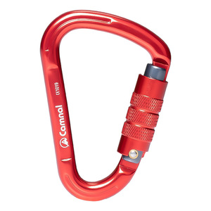 Mosquetón de Aluminio en Forma de Pera Comnel de 80g con Bloqueo Automático, Gancho de Escalada, Hebilla de Seguridad para Montañismo al Aire Libre - Product Image 2