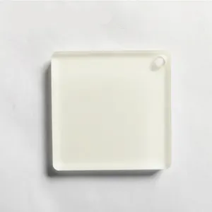 Qualisub 4mm Blank Acrylic Square keychains Sublimation Acrylic Keychain with Coating 50x50mm
