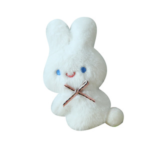 Dessin animé peluche grinçant <span class=keywords><strong>Panda</strong></span> broche mignon bricolage vêtements accessoires léger porte-clés sac pendentif avec cochon et lapin - Product Image 2