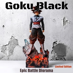Figurine <span class=keywords><strong>Dragon</strong></span> <span class=keywords><strong>Ball</strong></span> de haute qualité de 38 cm, figurine d'action Black Goku, figurine d'action <span class=keywords><strong>Super</strong></span> Saiyan, modèle d'ornement de bureau - Product Image 1