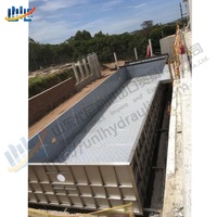 Coque de piscine en acier inoxydable 316 304 sur mesure de 25 m de longueur