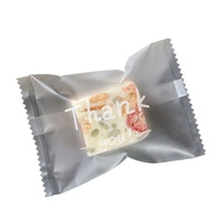 Sacs d'emballage pour pâtisserie flocon de neige, qualité alimentaire, scellés à la machine, transparents, pour biscuits, aliments pour bébés, aliments pour animaux, personnalisables