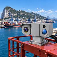 Caméra thermique PTZ marine pour la protection, la sécurité et la surveillance périmétrique des ports