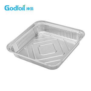 Premium 9x9 Inch Square Aluminum Foil Container 70 Oz Deep Baking Pans for Cake <strong>Brownies</strong> Professional Disposable <strong>Tin</strong> - Product Image 2