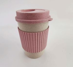 Vasos de Café Reutilizables Biodegradables de Plástico, Vasos de Trigo - Product Image 5