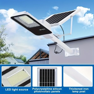 Lampione Solare con Alloggiamento in Alluminio per <span class=keywords><strong>Illuminazione</strong></span> <span class=keywords><strong>Stradale</strong></span> Esterna 100W 300W 500W IP65 Impermeabile con Telecomando - Product Image 4