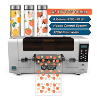 Imprimante laminatrice de films A3 I3200 LETOP, imprimante UV pour autocollants, imprimante DTF