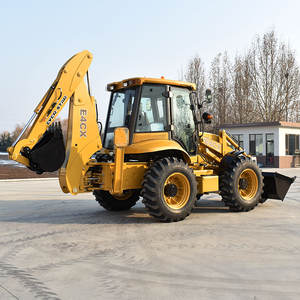 Avec moteur diesel 4 cylindres et distributeur de direction Eaton pour travaux agricoles, la rétrocaveuse sur roues Hengxing E4CX. - Product Image 5