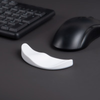 Repose-poignet ergonomique en silicone pour souris, coussinet antidouleur pour la paume, support confortable pour les mains
