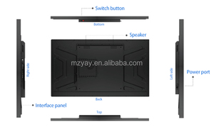 Oem 32 inch treo tường <span class=keywords><strong>LCD</strong></span> Android Wifi USB 11.0 Màn hình hiển thị trong nhà kỹ thuật số biển cho video quảng cáo CMS - Product Image 4