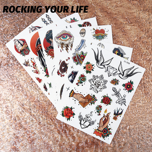 Tatuaggi Temporanei Rocking Your <span class=keywords><strong>Life</strong></span> per Body Art, Adesivi Rimovibili per Tatuaggi a Mezzo Braccio - Product Image 3