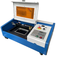 Machine de gravure et de découpe laser CO2 3020 avec système de refroidissement par eau pour le bois, le papier, l'acrylique, la pierre, le plastique, le verre, prenant en charge le contrôle par IA