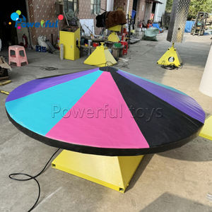 Juego deportivo inflable interactivo, juego de limpieza, paseo mecánico en rueda de Diablos inflable - Product Image 4