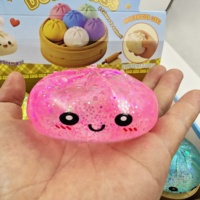 Jouet anti-stress Squishy Bun à paillettes, à remontée lente, pack mystère, pour fournitures de fête et sacs cadeaux