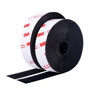 Bande auto-agrippante double face personnalisée par le fabricant, adhésif puissant, polyester et nylon, fixation auto-agrippante - Product Image 2