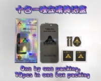 Protection d'écran en verre trempé 3D sans bordure, anti-choc, ultra-fin, anti-espion pour iPhone 16 17 18 Pro Max