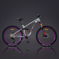 Vélo de montagne pour adultes à suspension intégrale de 29 pouces, freins à disque hydrauliques Shimano, confortable, prix d'usine, livraison rapide