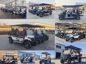 Voiturette de golf électrique 4-6 places en gros avec pneus tout-terrain 48v système AC pour chariots - Product Image 4