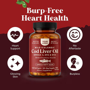 המחיר הטוב ביותר מחיר בר icelandic שמן כבד 100 softgels אומגה 3 epa dha עם ויטמינים a d3 - Product Image 5