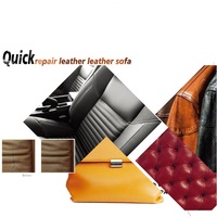 WBG Pâte Liquide Réparatrice pour Cuir, Gel de Réparation pour Sièges de Voiture et Canapés, Kit de Réparation de Cuir, Colle Adhésive pour Cuir