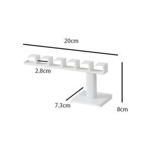 펀치 프리 파티션 L 자형 머리띠 및 헤어 액세서리 보관 랙 모자 보관 선반 - Product Image 1