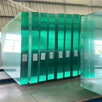 Verre flotté transparent de 2 mm à 19 mm d'épaisseur pour la décoration des murs de salle de bain